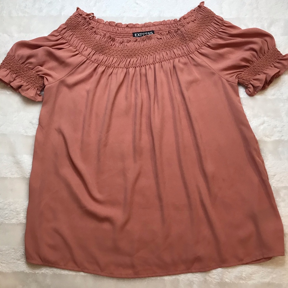 Express Salmon/Pink short sleeve top